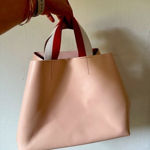 NWOT Clare V Bateau tote in pale pink